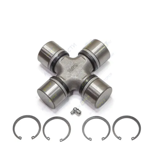 53205-2205025 Крестовина карданного вала 50х155 в сборе большая (50х155) (4 наим) КамАЗ,МАЗ h=147х147 dподшип=50; (стопорные кольца) ПРАМО