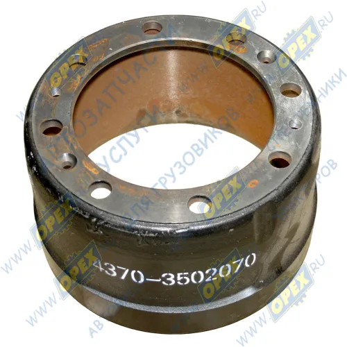 4370-3502070 Барабан тормозной МАЗ (8 шп.) задний (8 отв.H=210 мм) ПРАМО1