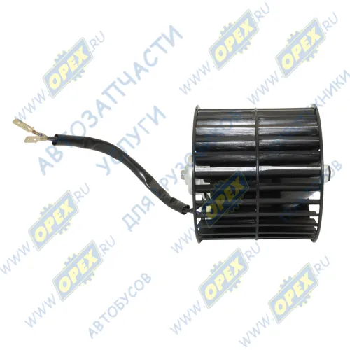009-A70-74D Мотор отопителя 12В, Газель Бизнес с вентилятором в сб.; 2 плоск. клеммы, н/о ПРАМО