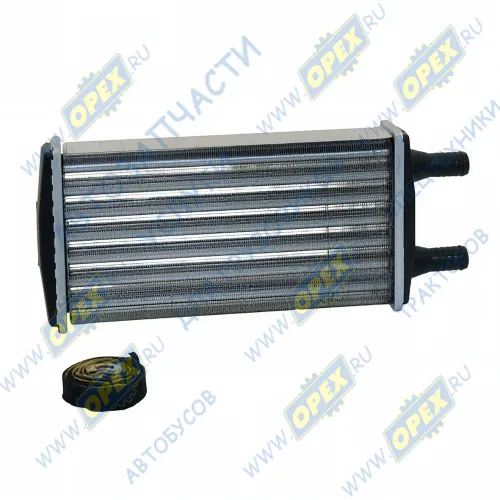 ЛР2705-8101060 Радиатор отопителя 2-х ряд. 140х260х40; 2 прямых выхода ф20 Газель Бизнес ПРАМО