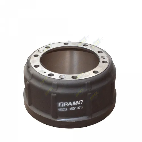 6520-3501070 Барабан тормозной КАМАЗ H=250 ф415,dпосад.=283, 10 шпилек ф25 ПРАМО