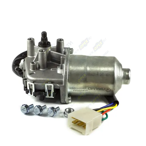 390243201 Моторедуктор стеклоочистителя ГАЗ-3302,Газель Бизнес, (дв.УМЗ-4216,Cummins) прмоуг.разъем 6 конт.; тип Калуга ПРАМО