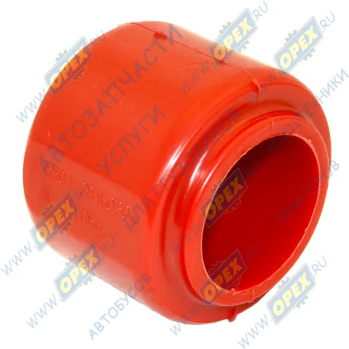 6501-2916030 Втулка стабилизатора МАЗ заднего 54х88 L=72; (полиуретан красный) ПТП