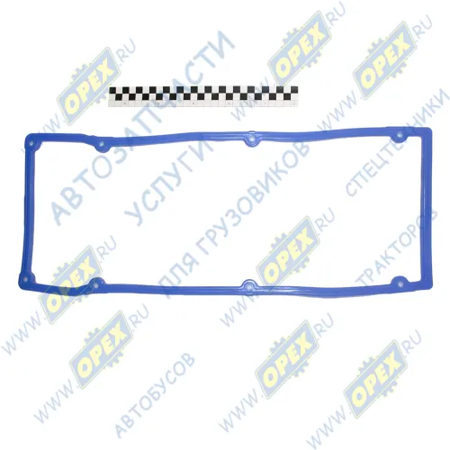 406-1007245-01 Прокладка крышки клапанов (дв.406); (СИЛИКОН) С/Ф; 205х560; 8отв.ф8, ПТП