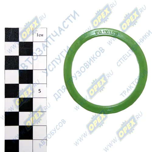650-1303018 Кольцо С/И (РТИ) квадр. сеч. 50х62 h=7 уплотнительное трубки водяного насоса ЯМЗ-650.10 Renault Premium/TR/PR,Keraх 61х69х7; (силикон) ПТП