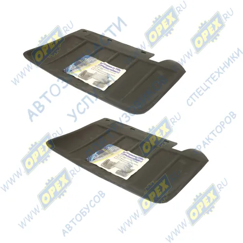 2705-5401568-10 Брызговик (РТИ) L=410х265 (фартук) задний ГАЗ-2705,3221,Газель Некст цельнометаллический фургон,автобус; (термоэластопласт) (комплект 2шт) ПТП