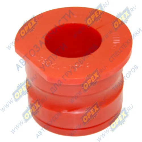 6430-2906030 Втулка (полиуритан) ф40х70 L=61 L1=55 вала стабилизатора D=40х70мм; (красный) ПТП