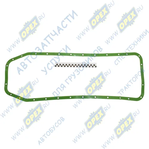 740-1009040-01 Прокладка С/Ф 910х320; 28отв.ф8 картера масляного; (силикон) Камаз Евро-3 с пресшайбами ПТП