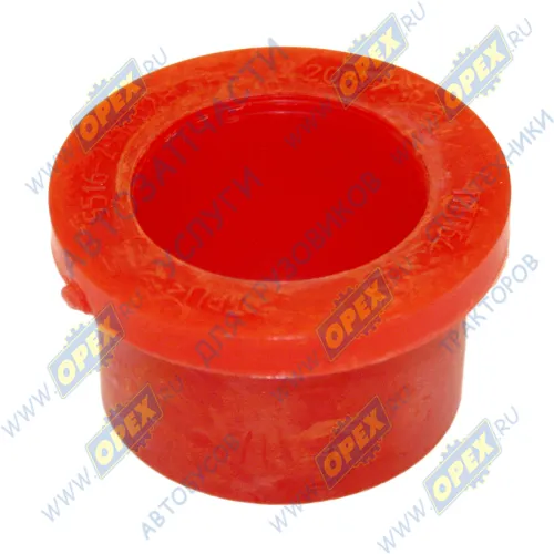 5516-2916028 Втулка стабилизатора МАЗ (ф30х38 L=26 L1=22, полиуритан); (красная) ПТП