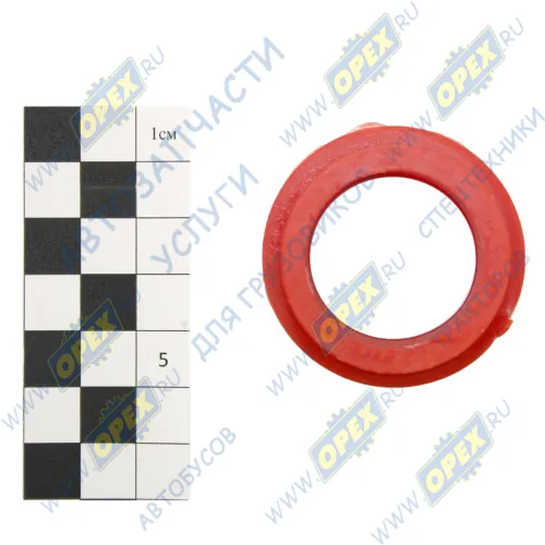 5516-2916028 Втулка стабилизатора МАЗ (ф30х38 L=26 L1=22, полиуритан); (красная) ПТП1