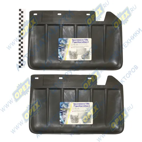 2705-5401568-10 Брызговик (РТИ) L=410х265 (фартук) задний ГАЗ-2705,3221,Газель Некст цельнометаллический фургон,автобус; (термоэластопласт) (комплект 2шт) ПТП1
