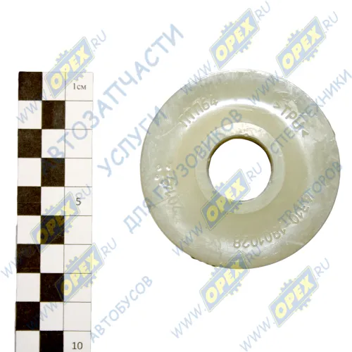 4310-1801028 Подушка подвески РК наружняя выпуклость,; ПОЛИУРЕТАН (ф23/ф30/ф66 h=23 h1=19) ПТП1