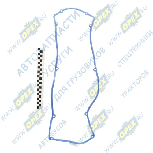 40624.1007245-10 Прокладка клапанной крышки УАЗ (дв.ЗМЗ-409) Евро-4 (10 отв.) силикон ПТП