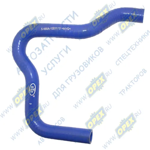 5490А-1301179 Шланг (патрубок) кривой (5 изг.) ф18х27 L=590 радиатора КАМАЗА MVQ КАМАЗ-5490 ПТП1