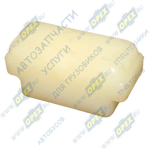 52-2902431 Опора (РТИ) прямоуг. 80х105х47 h=55 рессоры/подушка/ ГАЗ 53 передн. верхняя, задняя нижня; ,полиуретан ПТП