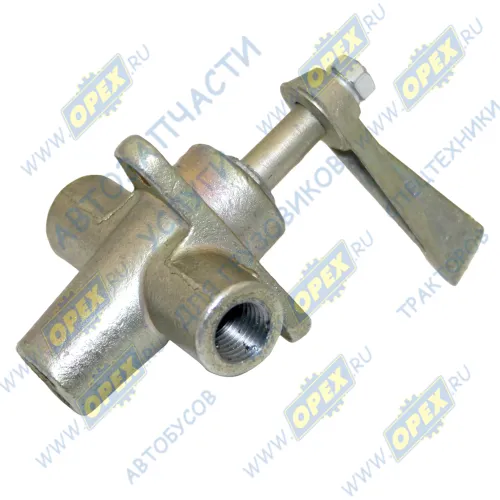 ПП6-2 Краник (ПП6-2) переключения топливных баков Рвнутр=М14х1,5/14х1,5/14х1,5 УАЗ ПУСТЫНЬ