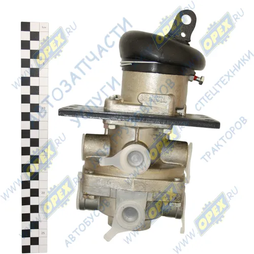 100-3514008 Кран тормозной 2-х секционный; с рычагом РААЗ2