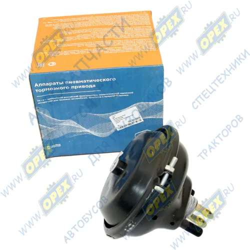 100-3519310 Камера тормозная тип 30 (шток 58 мм.) между осями 120 мм.,М16 (с чехлом) РААЗ