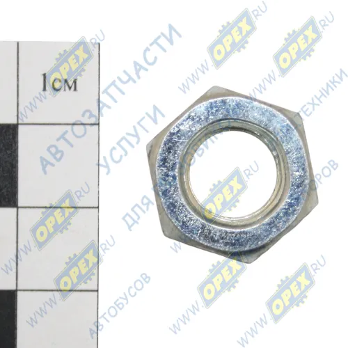 250614 Гайка ГОСТ-5915 М12х1,75 h=7 К=19 низкая h=7 К=19 РААЗ1