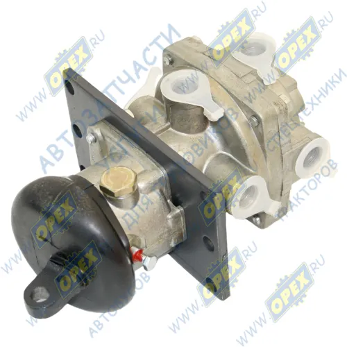 100-3514008 Кран тормозной 2-х секционный; с рычагом РААЗ1