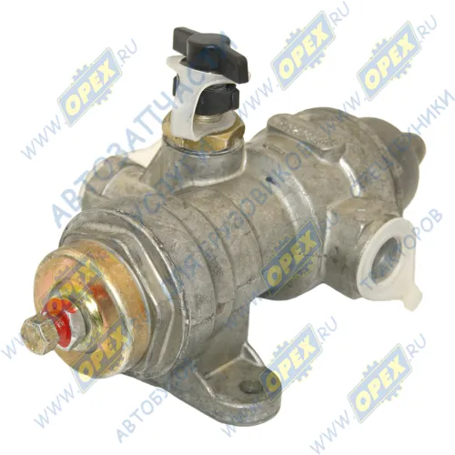 100-3512010-10 Регулятор давления воздуха РДВ КамАЗ,МАЗ,УРАЛ,ЗиЛ,КрАЗ,ЛиАЗ (3выхода М16х1,5/М22х1,5/М22х1,5 креп 1отв с краном) РААЗ1