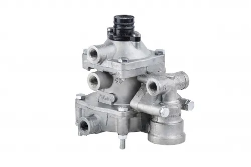 25-3522210-10 Клапан управления тормозами прицепа 2х-провод. (5 вых. М16х1,5)(с клапаном обрыва) Н/О (КУТП-2) KRONE (1970-2021), VOLVO FH (1993-2021); + РААЗ