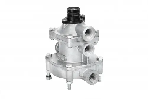 100-3522010-10 Клапан управления тормозами прицепа 2х-проводн. (5 вых. М22х1,5) (КУТП-2); (под шумоглушитель) РААЗ