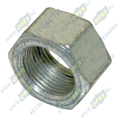 303014-П29 Гайка ГОСТ-5915 М20х1,5 h=16 BPW (1982-2020), K?SSBOHRER (1970-2020), SAUER ACHSEN (1970-2020); h=16 К=27 опорного пальца тормозного щита,Зил-5301 РААЗ