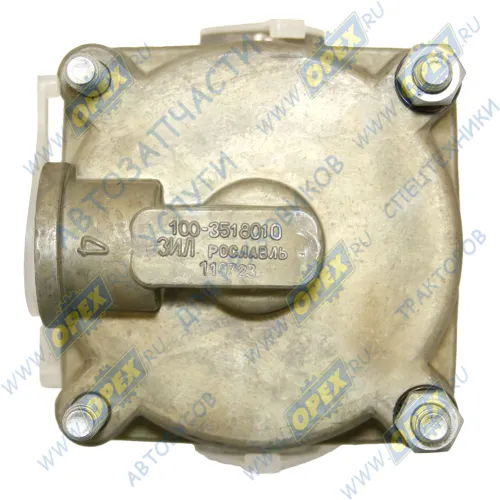 100-3518010 Клапан ускорительный (Maх 1,0 МПа;резьба М22х1,5) ЗиЛ,КамАЗ,МАЗ DAF LCV (1970-2020), FRUEHAUF (1970-2020), IVECO LCV (1970-2020), K?SSBOHRER (1970-202; 9730010100 Порт 1 - M22x1,5 Порт 2 -2x M22x1,5 Порт 4 - M22x1,5 РААЗ2