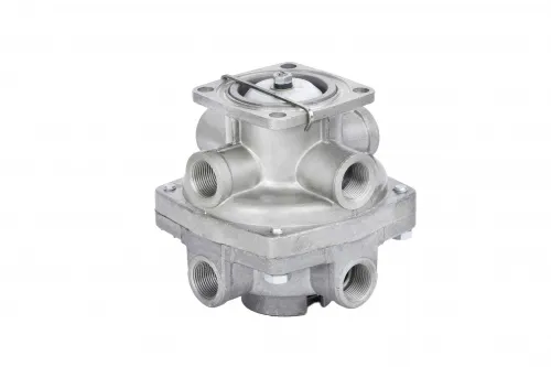 100-3514010-10 Кран тормозной 2-х секционный без рычага МАЗ,КамАЗ,ЗИЛ,УРАЛ; (под шумоглушитель) РААЗ