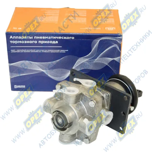 100-3514008 Кран тормозной 2-х секционный; с рычагом РААЗ