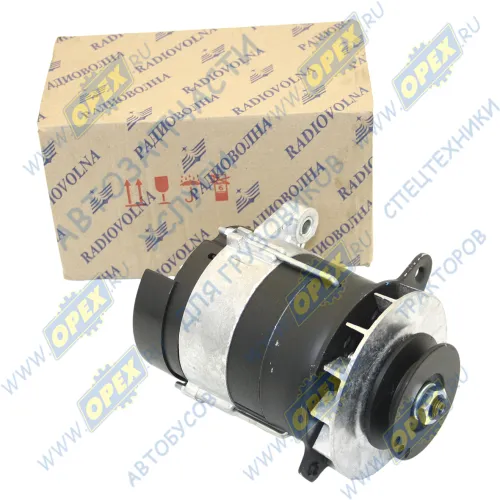 Г9721.3701 Генератор 14В, 100А, МТЗ с дв.Д-243,245,260 MTZ 80 D-245,D-260; 100А (3 клеммы)1400Вт Радиоволна