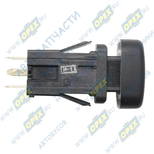 758.3710-06.34 Клавиша выключатель открывания пассажирской двери (ПАЗ 3203,3204) Радиодеталь2