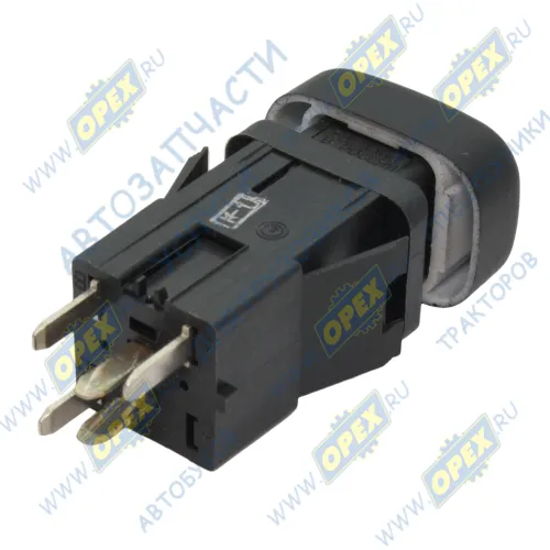 758.3710-06.34 Клавиша выключатель открывания пассажирской двери (ПАЗ 3203,3204) Радиодеталь1