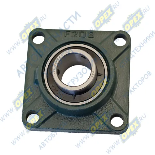 480208UCF Подшипник корпусной (подшипниковый узел) 130х130 4 отв. ф16 щетка пр-во Локнея РВЗ2