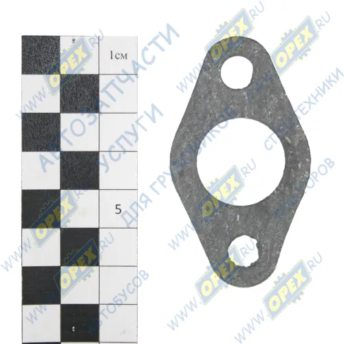 236-1011358-A Прокладка ромбич. 65х36; фвнутр=25; 2отв.ф8, фланца масляного насоса РД