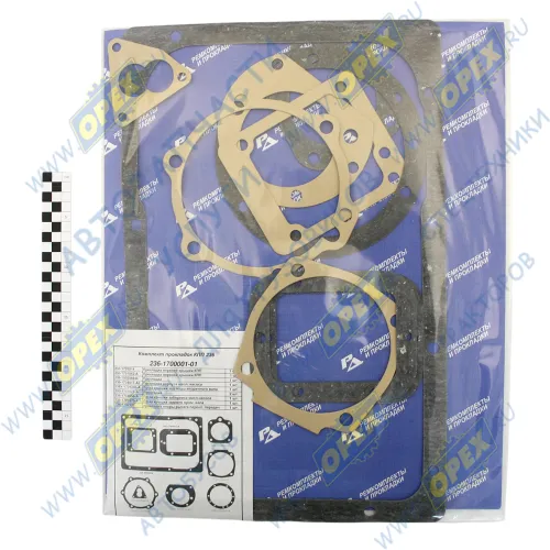 236-1700001-01 РМК для КПП ЯМЗ-236,238А,238ВМ; Комплект прокладок КПП 236 10 наим, РД