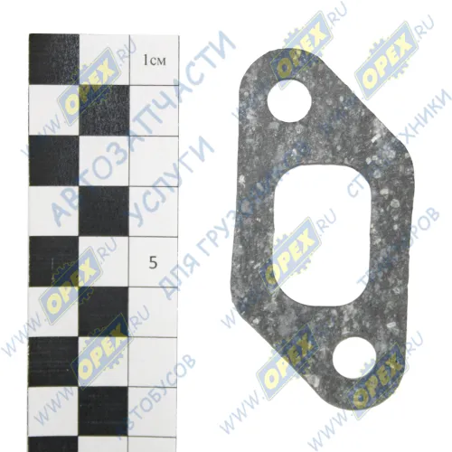 7511-1303268 Прокладка С/Ф; 35х72; 2отв.ф9, водяной трубы параллелограмм РД