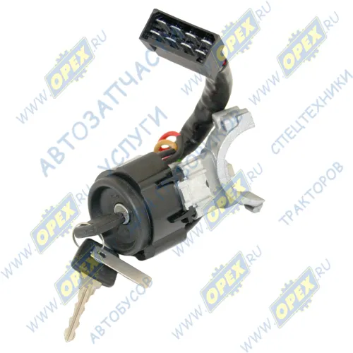 Р2126-3704010-20 Выключатель (замок) зажигания 8конт. КАМАЗ 24в под широкую скобу (не взаимозаменяем с 23.3704-11); (RR17308) Рекардо