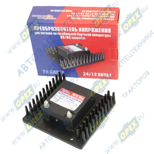 ПН24/12 Преобразователь напряжения 24/12В 20А Автобусы, МАЗ, КАМАЗ РелКом