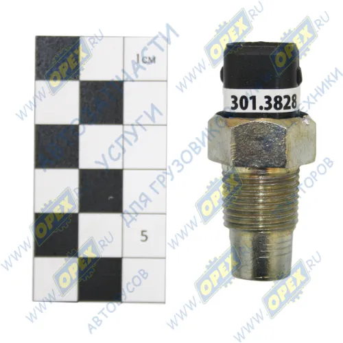 301.3828 Датчик температуры охлажд. жидкости МТЗ 82,2103 ф14;М16х1,5 L=58 К=19; t-120 одна плоская клема РелКом1