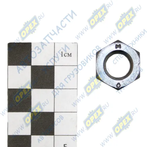 250514-П29 Гайка ГОСТ-5915 М12х1,75 RVI LCV (1970-2020); 815125, h=10 К=19 РечМетЗав