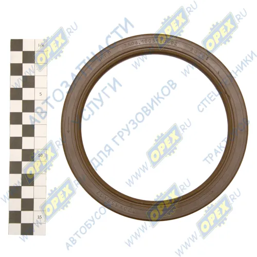 7406.1005160.02 Сальник (манжета) левого вращения 120х150х12 коленвала С/И РТР1