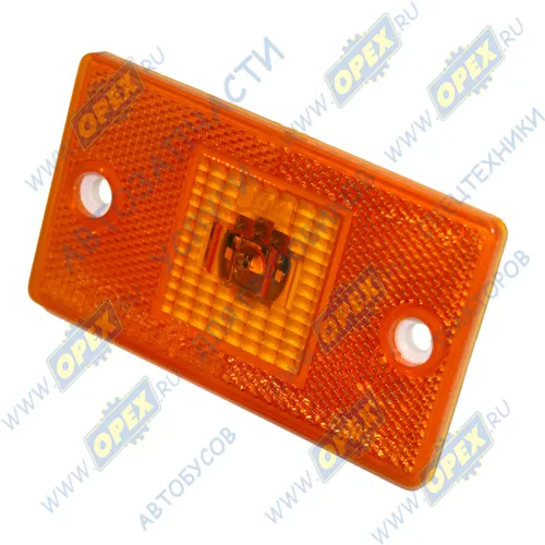 4462.3731-03 Фонарь габаритный оранжевый 24в (разъем AMP); светодиод (герметичный) РУДЕНСК