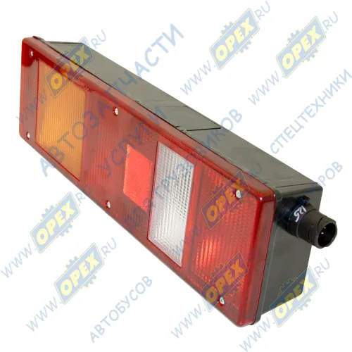 7462.3716-08 Фонарь задний КАМАЗ,МАЗ,УРАЛ правый 24в (байонет сбоку); (боковой габарит) РУДЕНСК