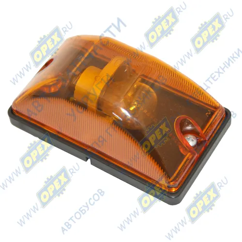 112.03.30 Указатель поворота КАМАЗ, МАЗ боковой 24в; (полукруг) РУДЕНСК