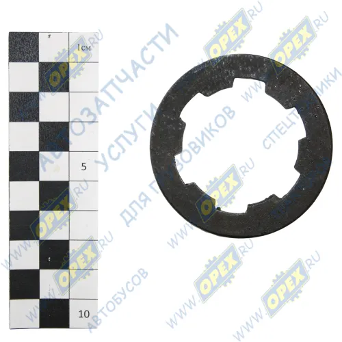 130-1701187 Шайба С/И (сталь) ф39х45х62х4 стопорная внутр зубья шестерни 4-й передачи КПП втор.вала СААЗ