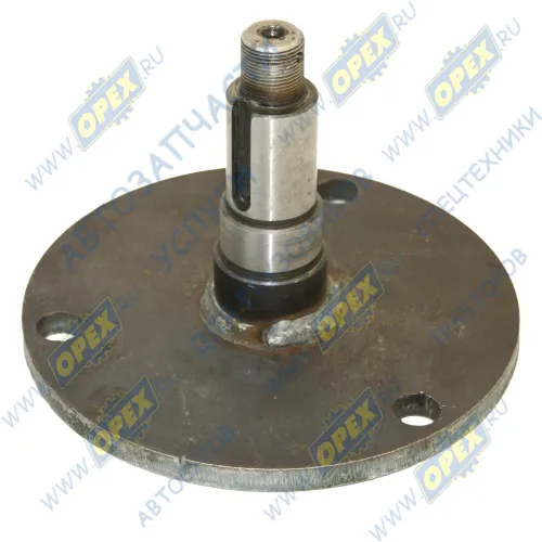 МКЩ-1.5.03.020 Вал(фланец)левый звездочки щеточного оборудования МТЗ; М24х1.5 ф35/ф40 3отв.d=18 Сальск