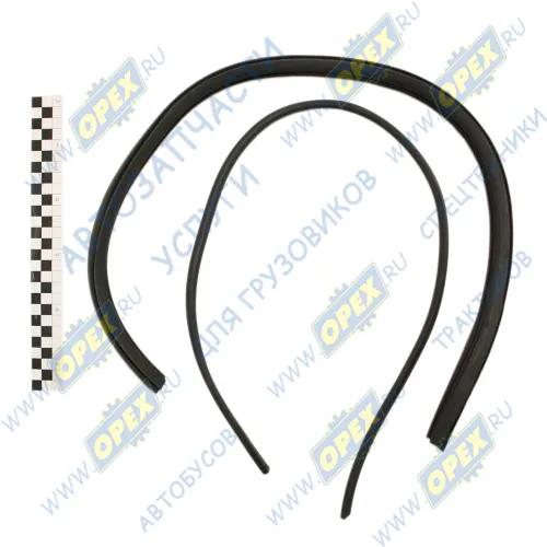 НТ-9 Профиль уплотнитель стекла кабины; (1м) с вкладышем НТ-8 СаранскРезинотехника1