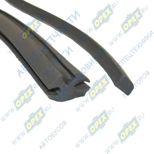 НТ-9 Профиль уплотнитель стекла кабины; (1м) с вкладышем НТ-8 СаранскРезинотехника